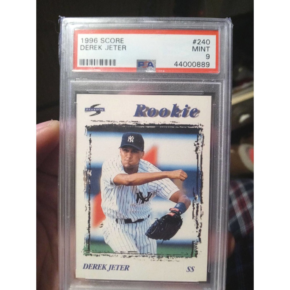 Derek Jeter Graded Rookie Card